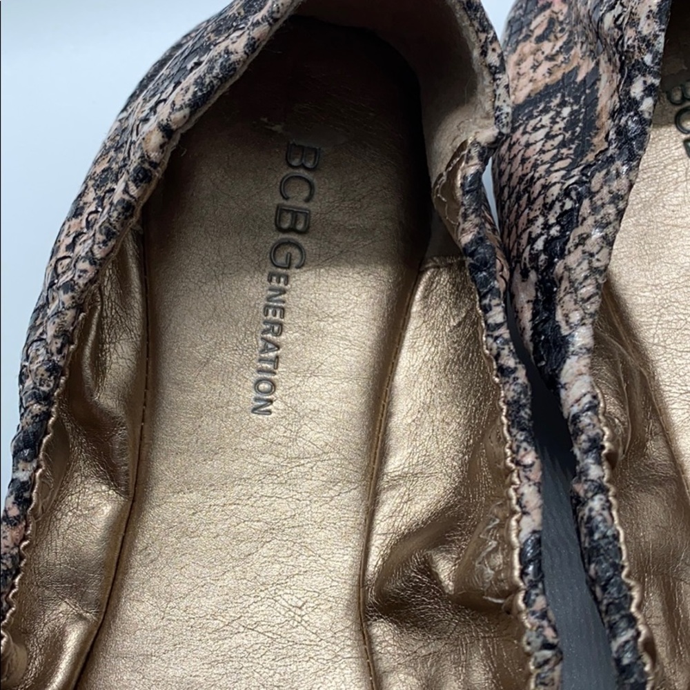 Bcbgeneration Snake Print Flats - image 5